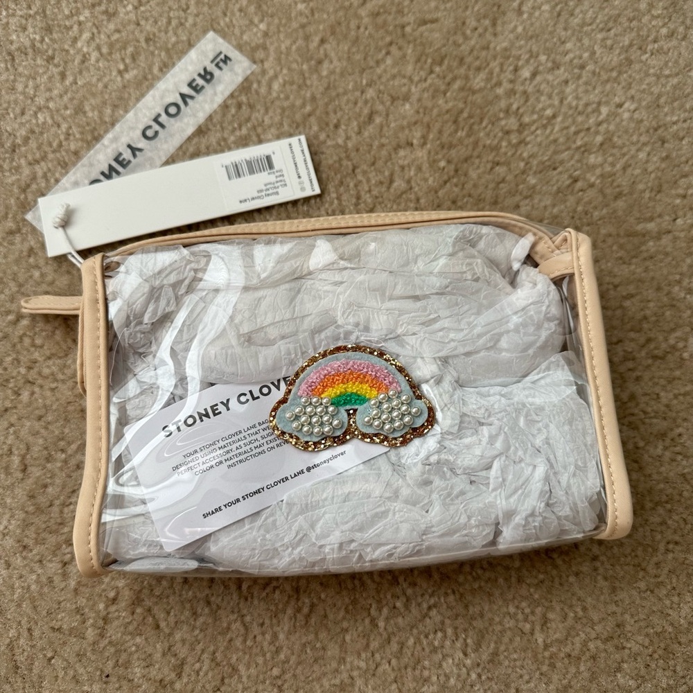 Stoney Clover Lane sand travel pouch bag